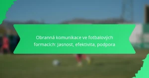 Obranná komunikace ve fotbalových formacích: Jasnost, efektivita, podpora